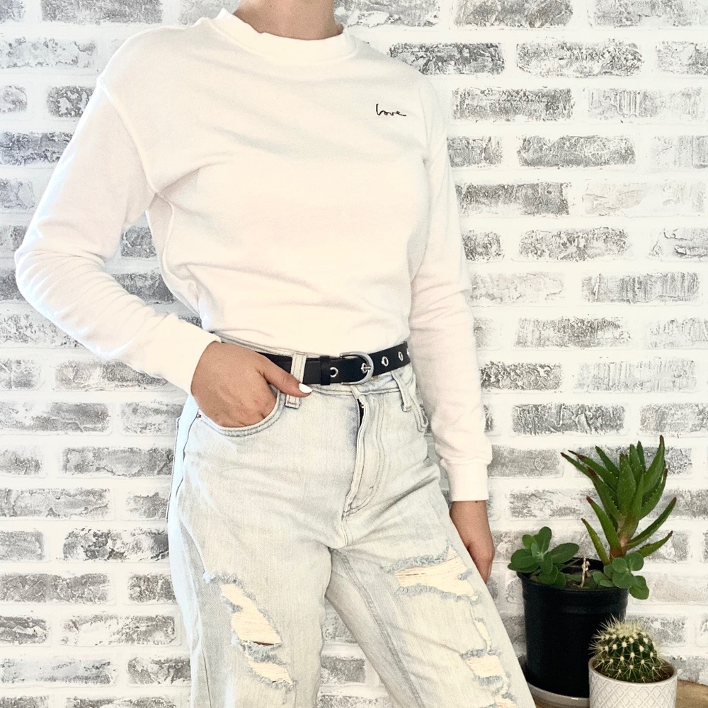 Divided Long Sleeve Tee